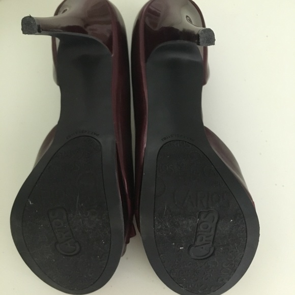 Carlos Santana Heels- Style - Pretty in Ruby Red - Picture 3 of 3